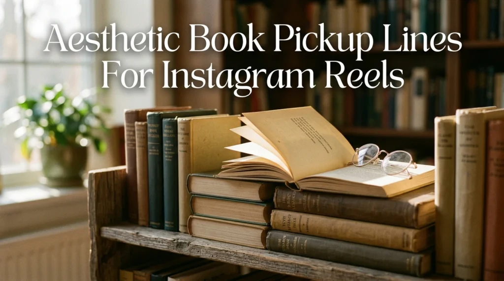 Aesthetic Book Pickup Lines For Instagram Reels