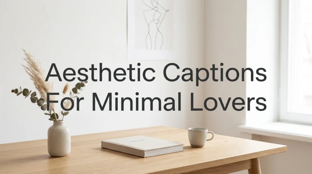 Aesthetic Captions For Minimal Lovers