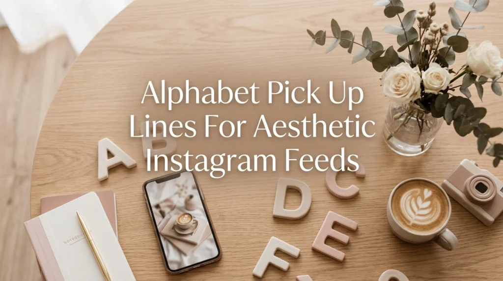 Alphabet Pick Up Lines For Aesthetic Instagram Feeds