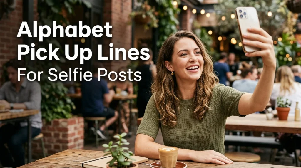 Alphabet Pick Up Lines For Selfie Posts