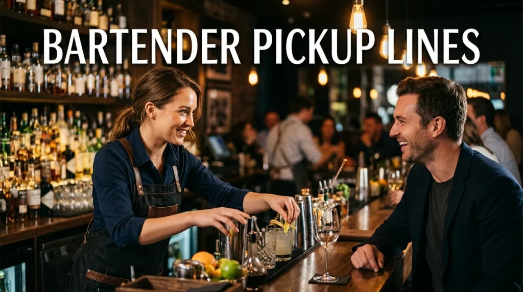 Bartender Pickup Lines