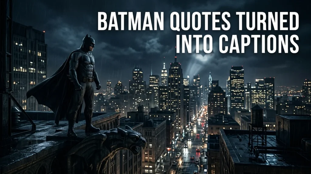 Batman Quotes Turned Into Captions
