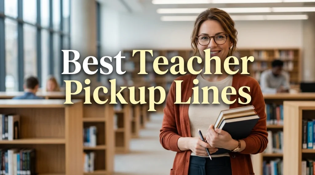 Best Teacher Pickup Lines