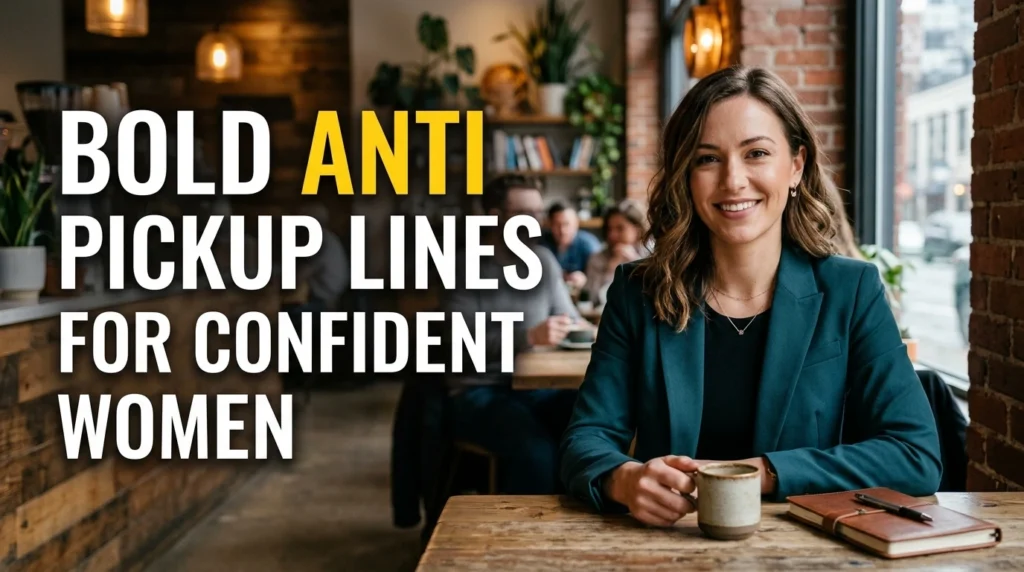 Bold Anti Pickup Lines For Confident Women