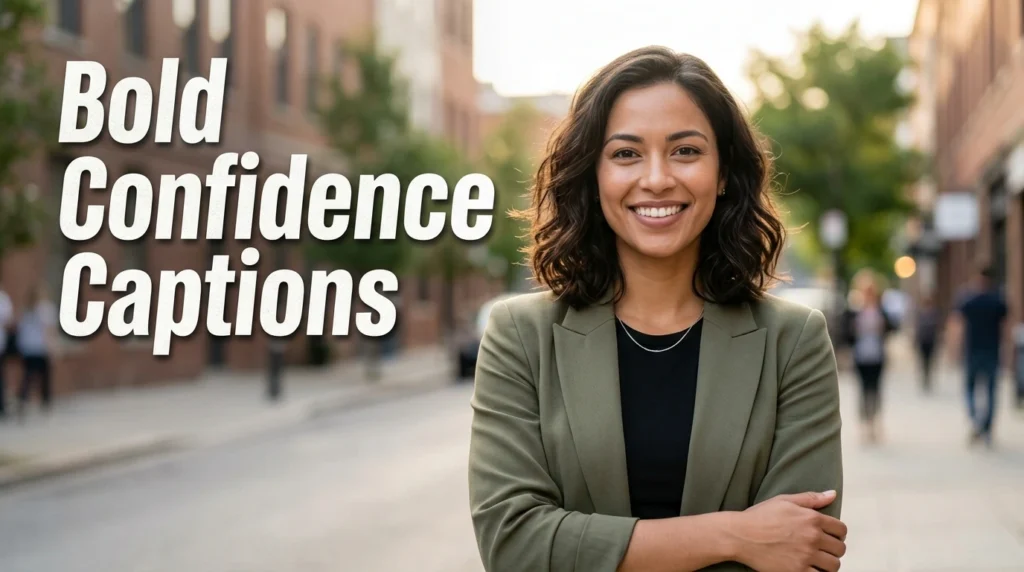 Bold Confidence Captions