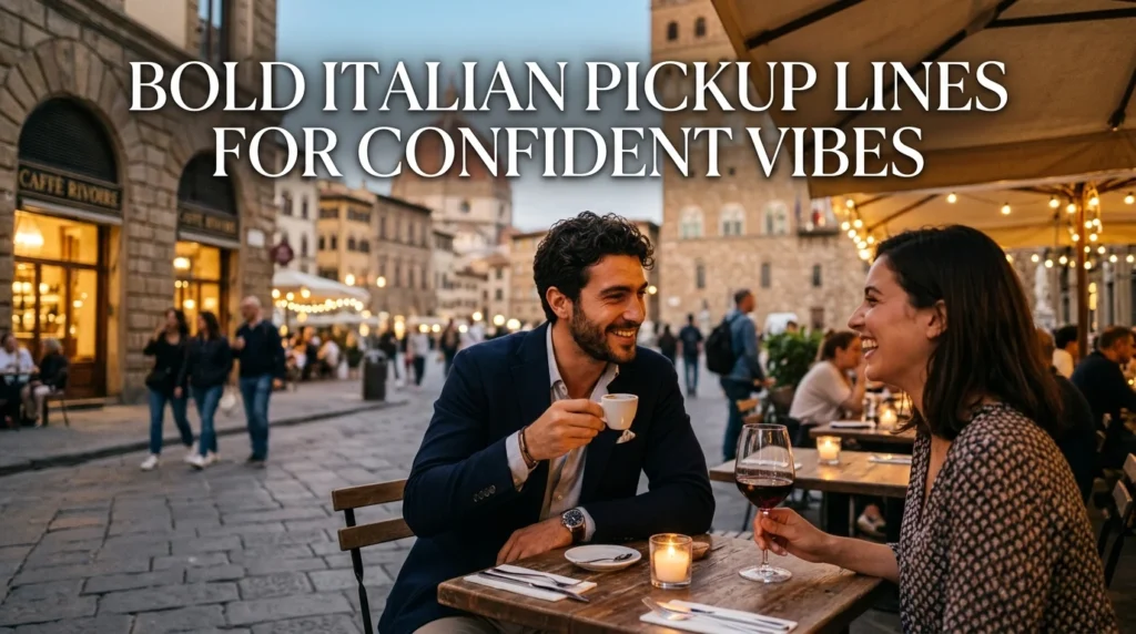 Bold Italian Pickup Lines For Confident Vibes
