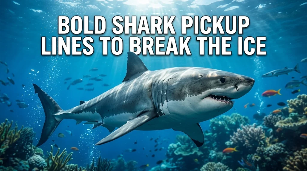 Bold Shark Pickup Lines To Break The Ice