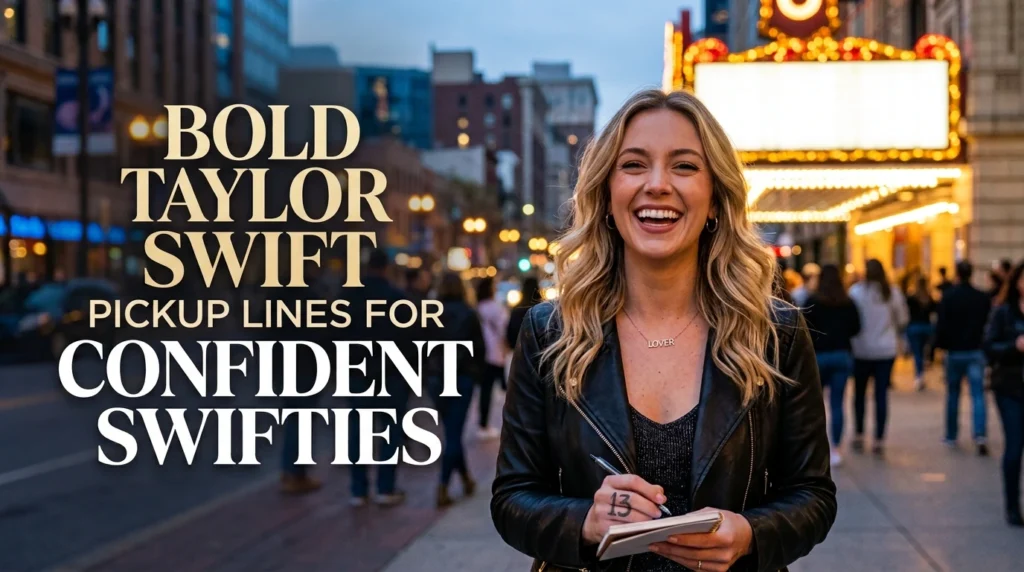 Bold Taylor Swift Pickup Lines For Confident Swifties