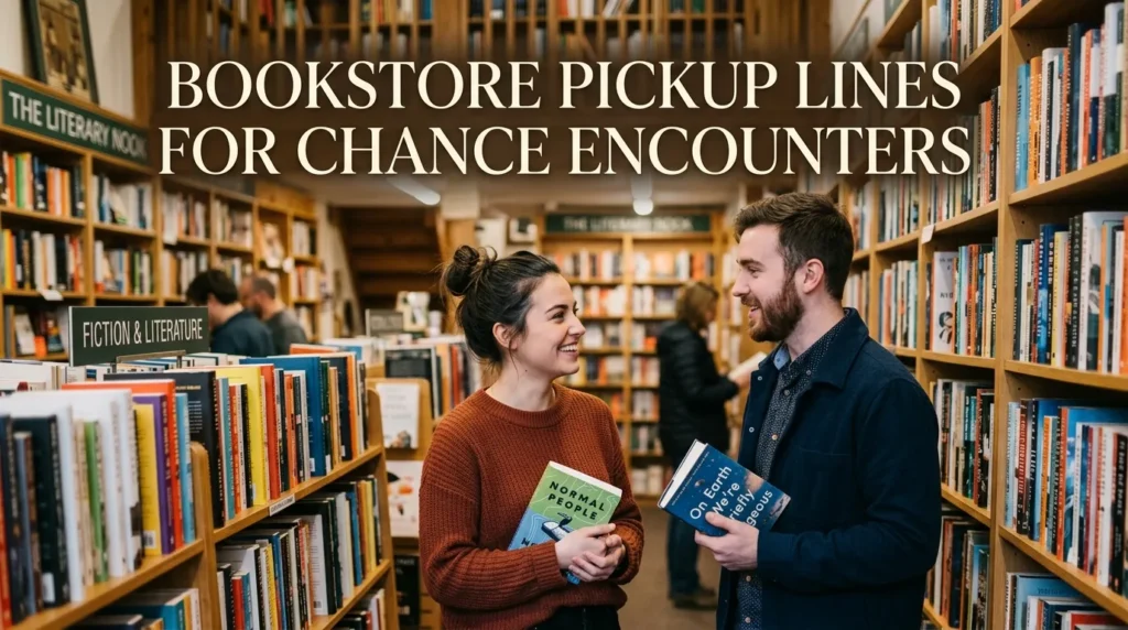 Bookstore Pickup Lines For Chance Encounters