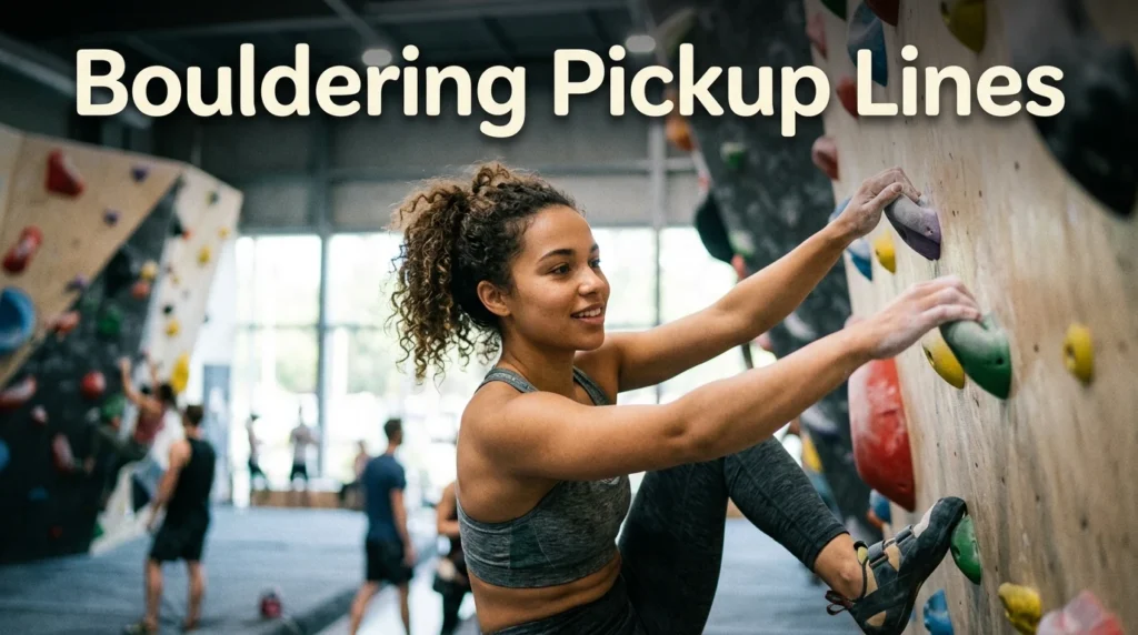 Bouldering Pickup Lines