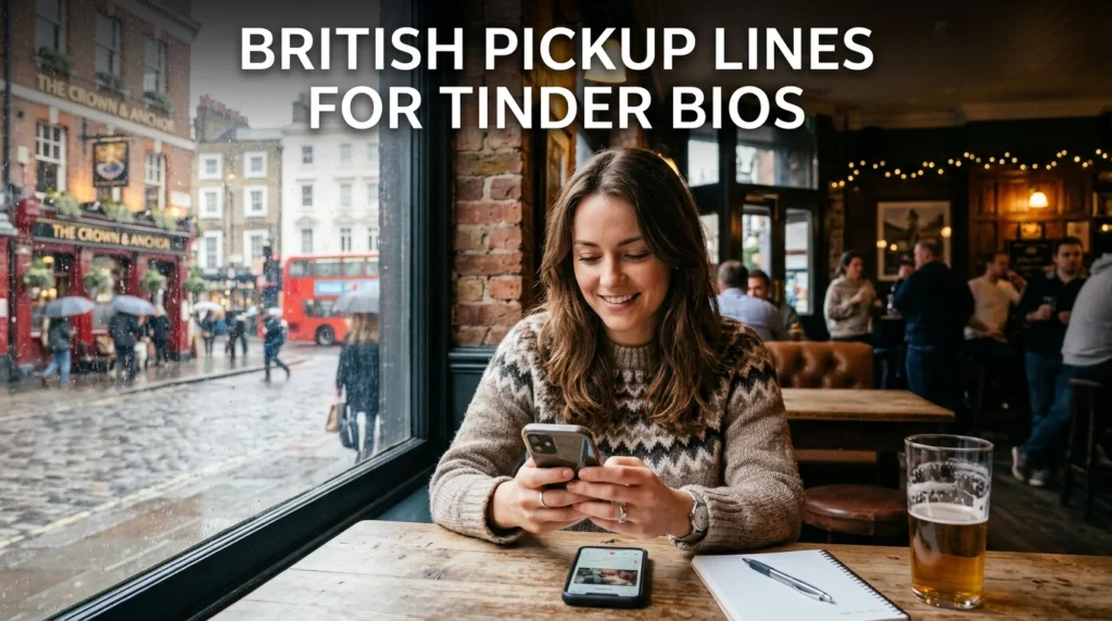 British Pickup Lines For Tinder Bios