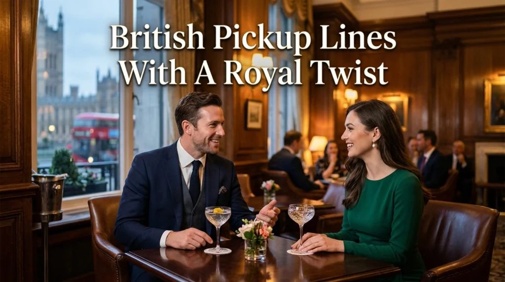 British Pickup Lines With A Royal Twist