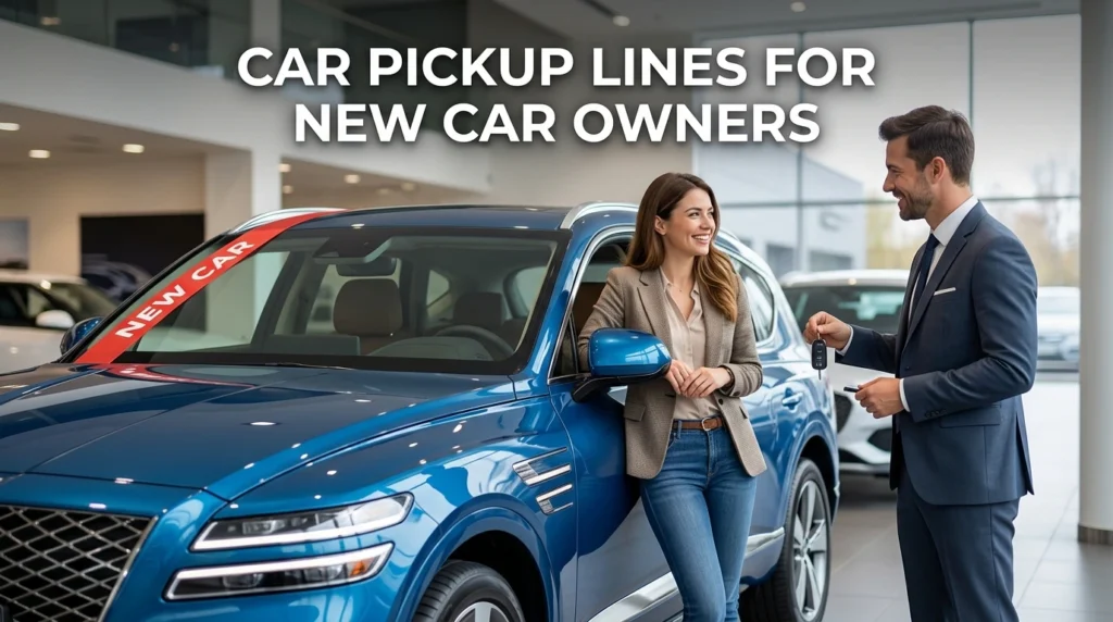Car Pickup Lines For New Car Owners