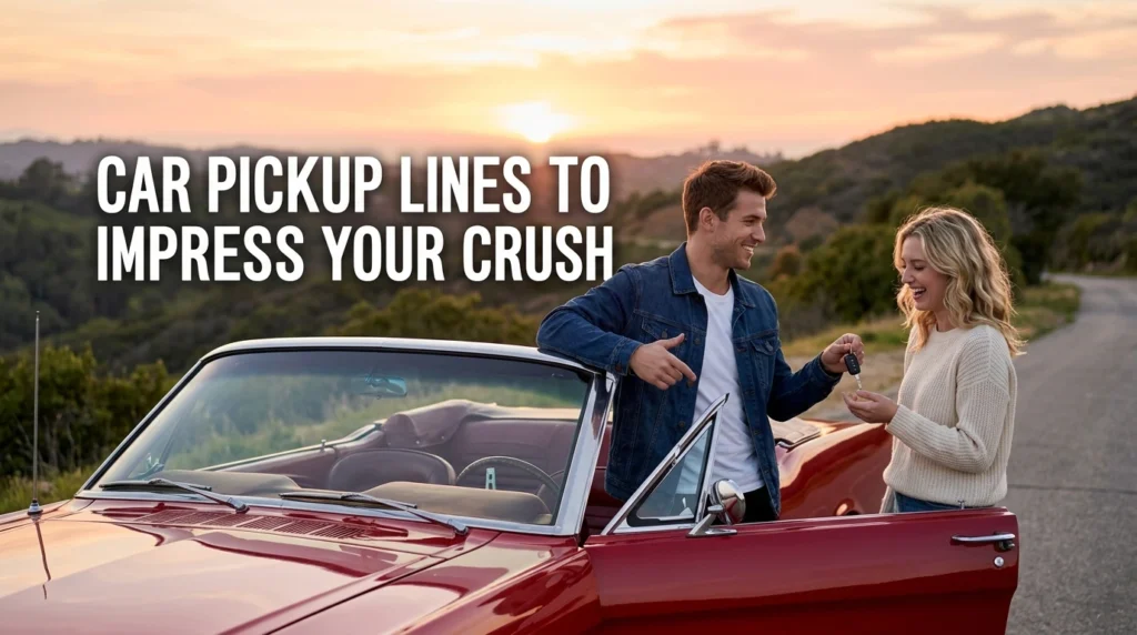 Car Pickup Lines To Impress Your Crush