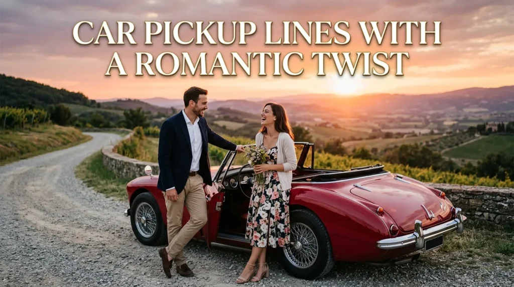 Car Pickup Lines With A Romantic Twist