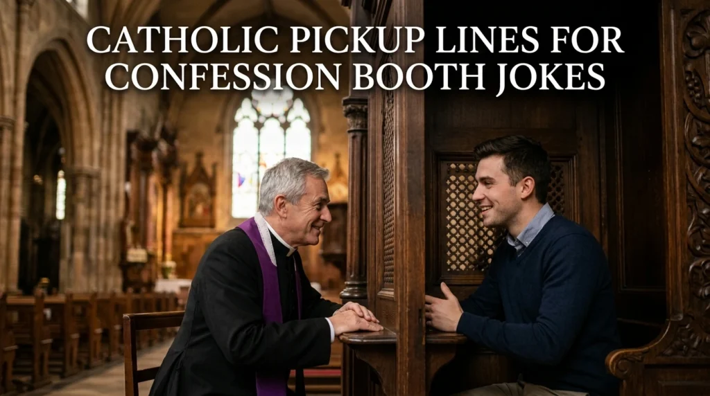 Catholic Pickup Lines For Confession Booth Jokes