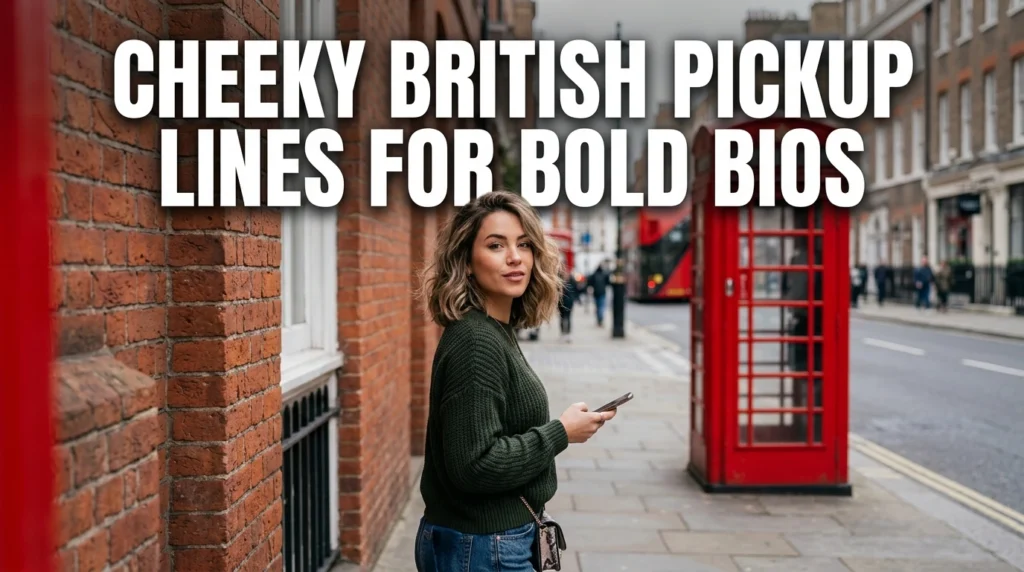 Cheeky British Pickup Lines For Bold Bios