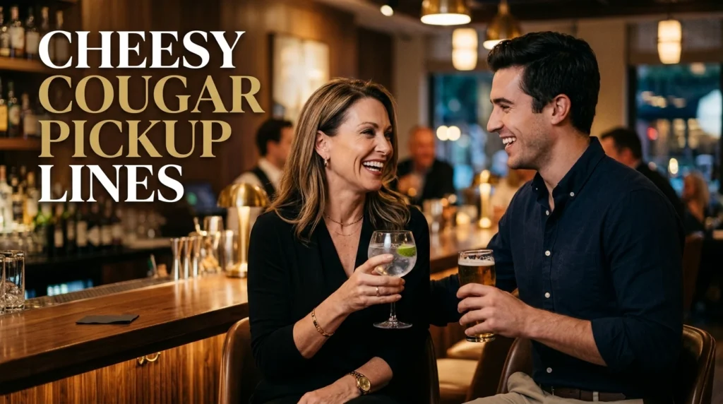 Cheesy Cougar Pickup Lines