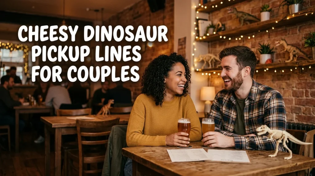 Cheesy Dinosaur Pickup Lines For Couples