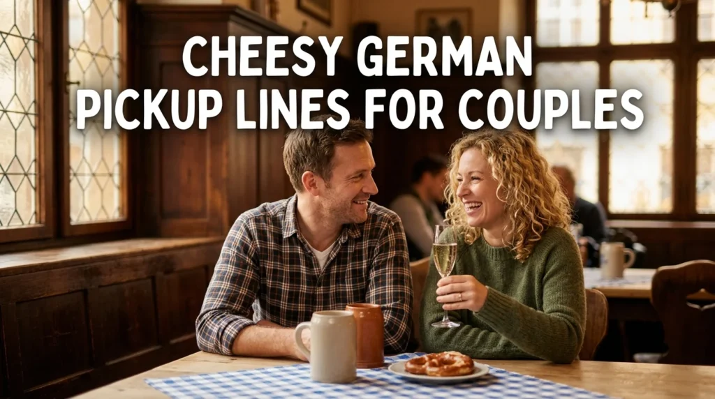 Cheesy German Pickup Lines For Couples