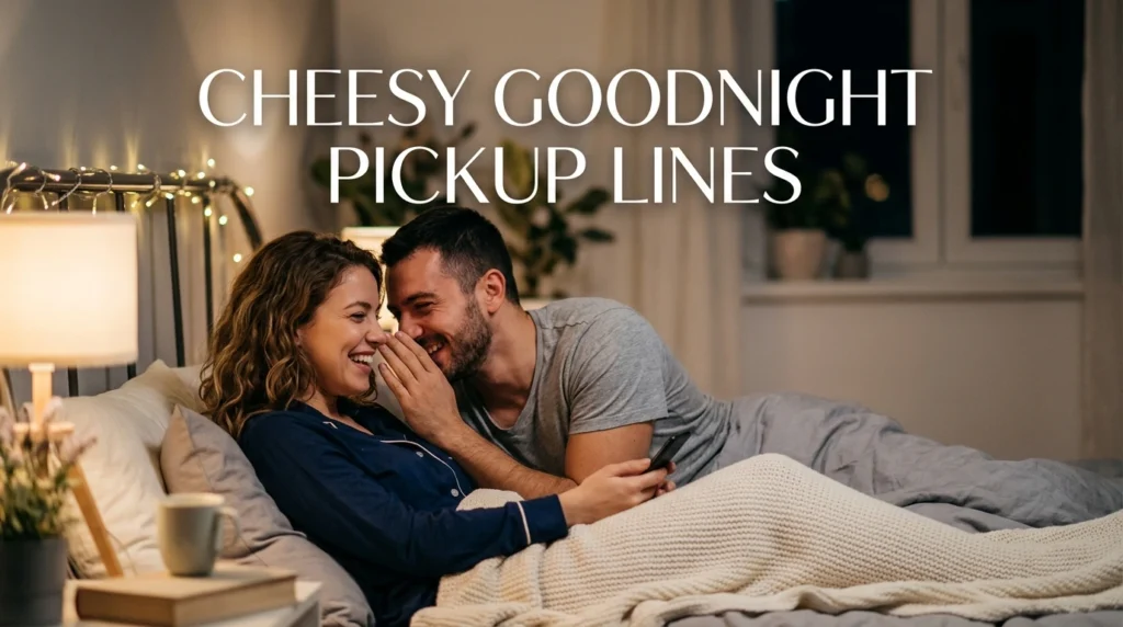 Cheesy Goodnight Pickup Lines