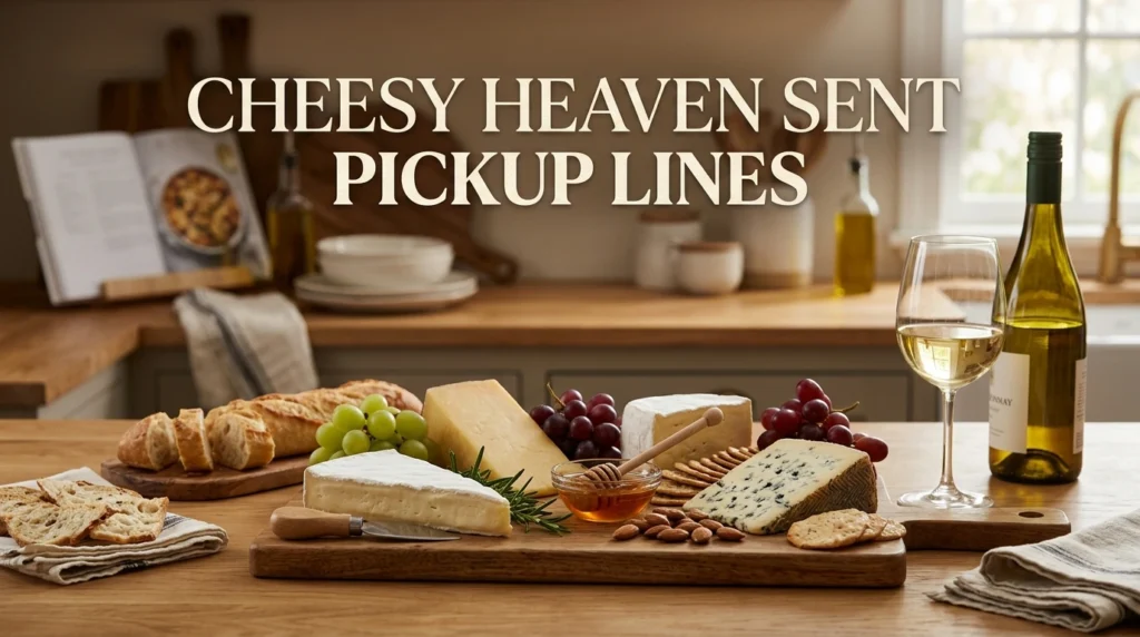 Cheesy Heaven Sent Pickup Lines