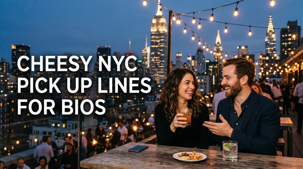 Cheesy Nyc Pick Up Lines For Bios