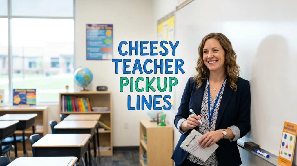 Cheesy Teacher Pickup Lines