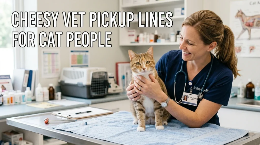 Cheesy Vet Pickup Lines For Cat People