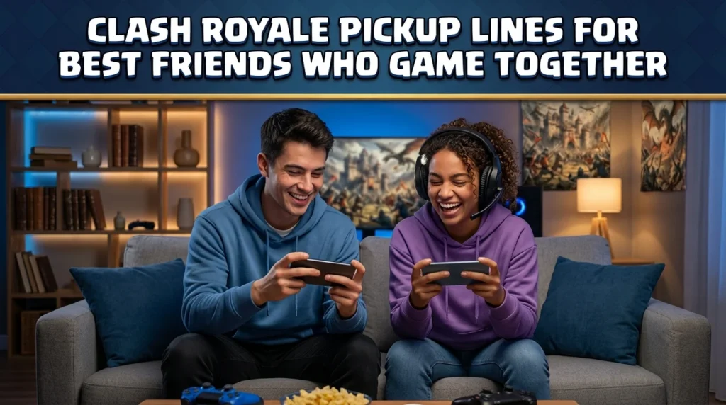 Clash Royale Pickup Lines For Best Friends Who Game Together