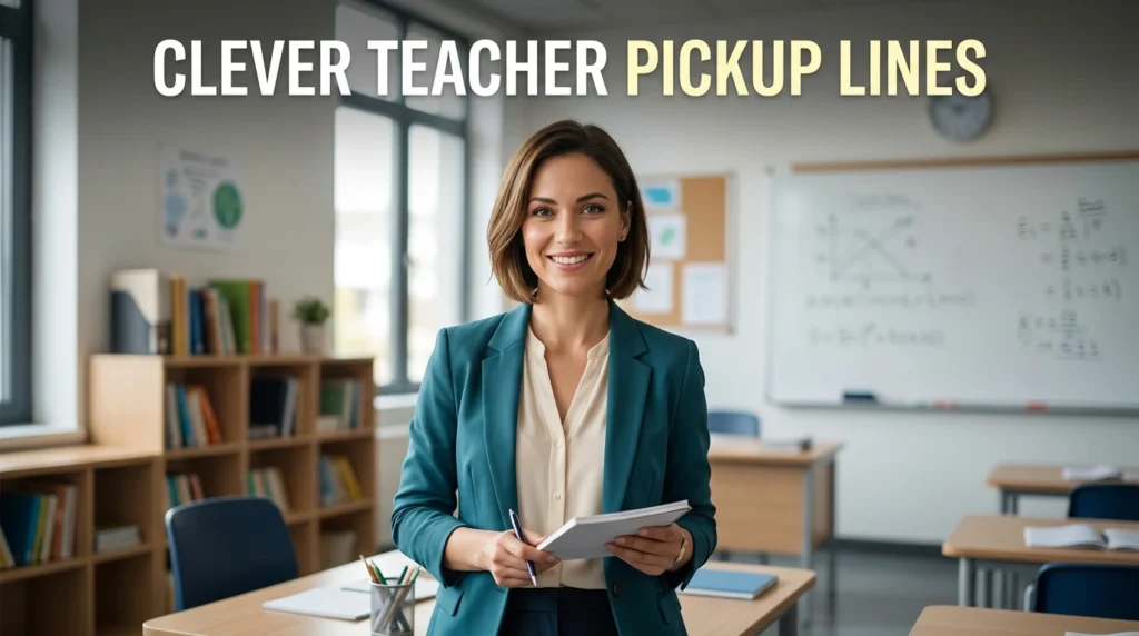 Clever Teacher Pickup Lines