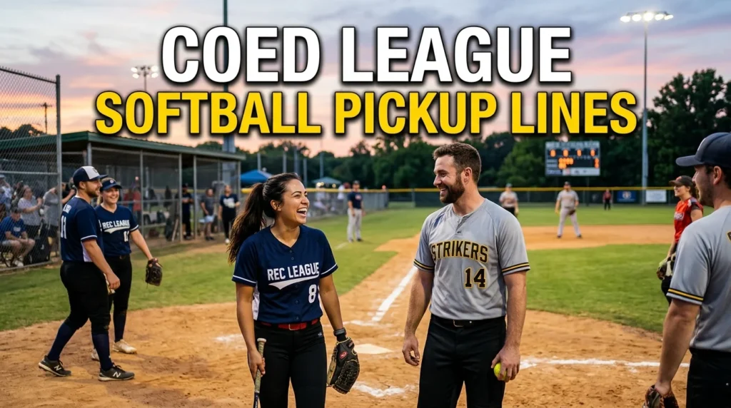 Coed League Softball Pickup Lines