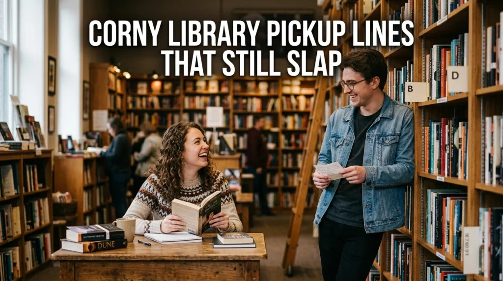 Corny Library Pickup Lines That Still Slap
