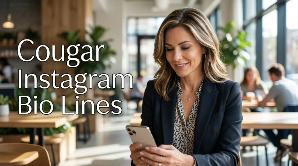 Cougar Instagram Bio Lines