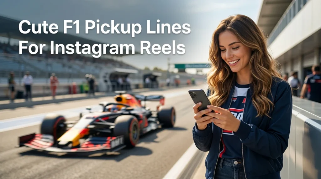 Cute F1 Pickup Lines For Instagram Reels