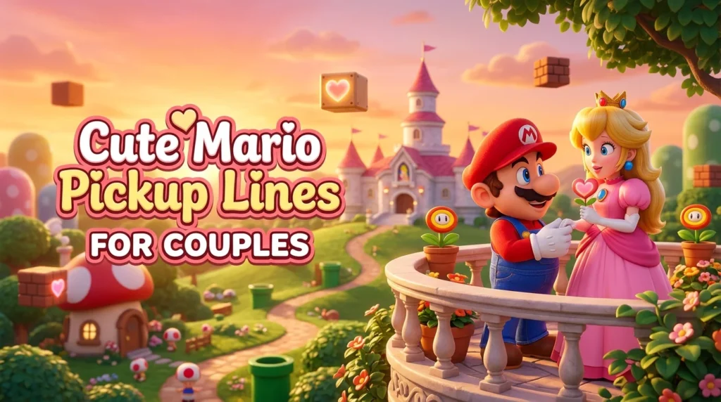 Cute Mario Pickup Lines For Couples