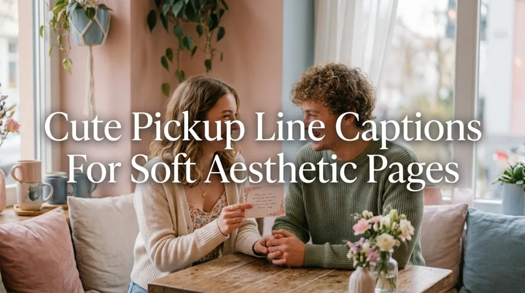 Cute Pickup Line Captions For Soft Aesthetic Pages