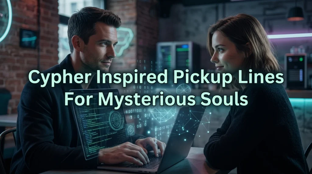 Cypher Inspired Pickup Lines For Mysterious Souls