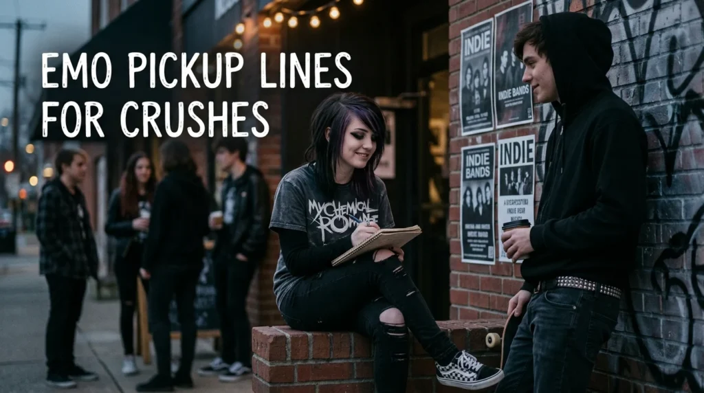 Emo Pickup Lines For Crushes