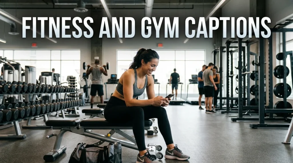 Fitness And Gym Captions