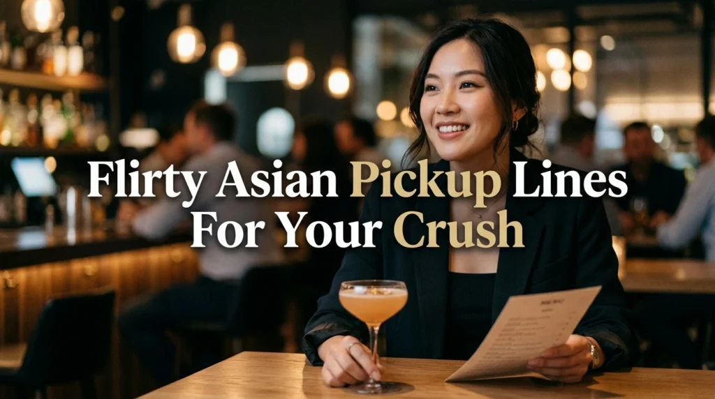 Flirty Asian Pickup Lines For Your Crush