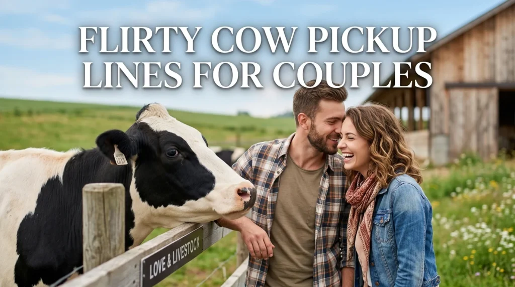 Flirty Cow Pickup Lines For Couples