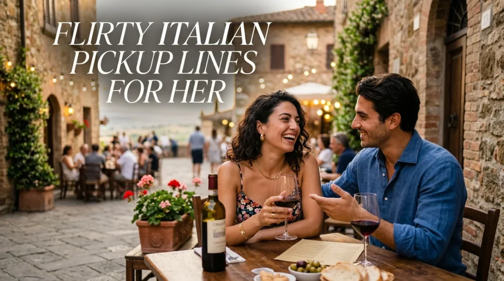Flirty Italian Pickup Lines For Her