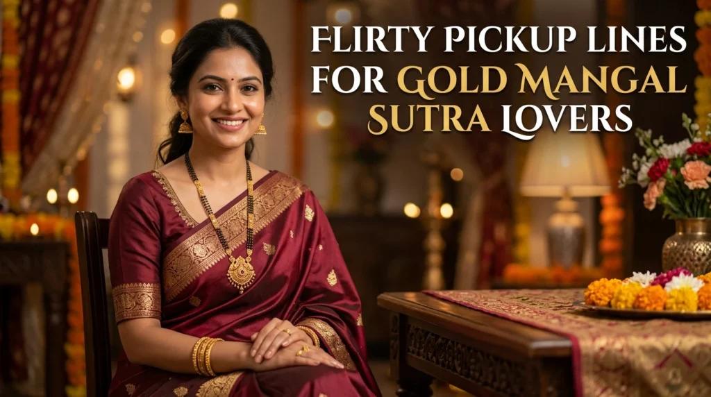 Flirty Pickup Lines For Gold Mangal Sutra Lovers