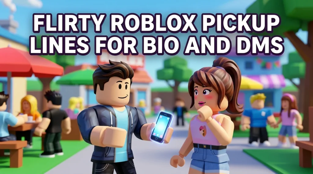 Flirty Roblox Pickup Lines For Bio And Dms