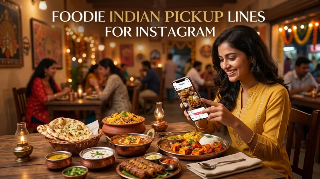 Foodie Indian Pickup Lines For Instagram