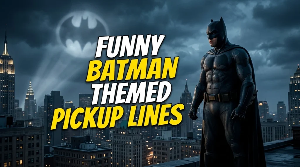 Funny Batman Themed Pickup Lines