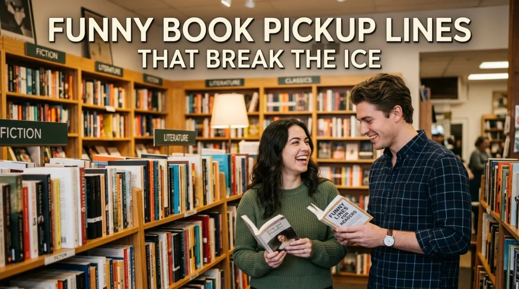 Funny Book Pickup Lines That Break The Ice