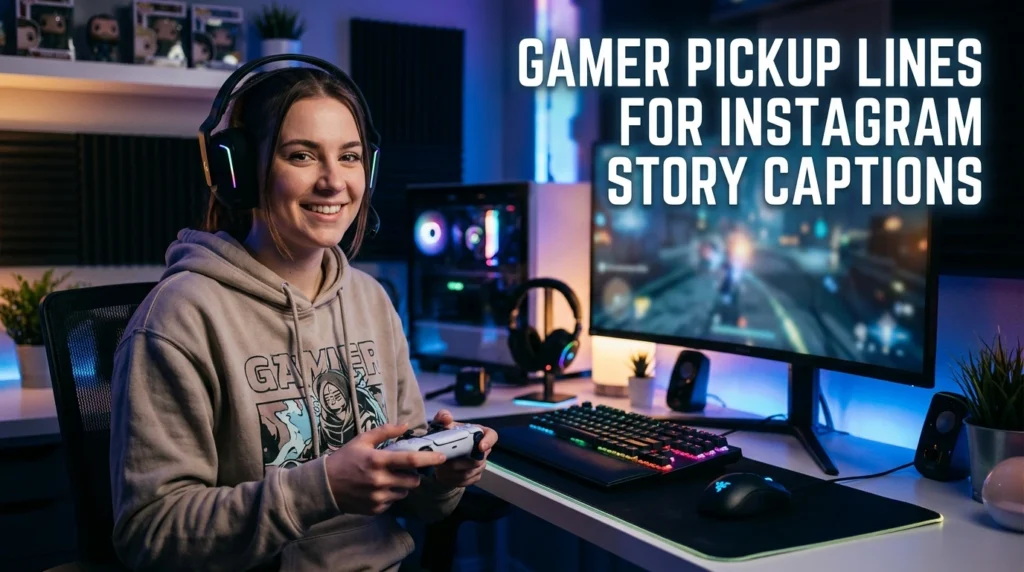 Gamer Pickup Lines For Instagram Story Captions