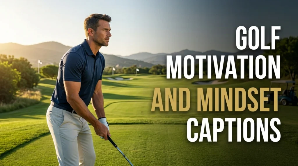 Golf Motivation And Mindset Captions